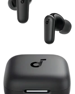 Fone de Ouvido Bluetooth 5.4 soundcore P30i da Anker, Cancelamento de Ruído Adaptativo, Graves Poderosos, 45H de Reprodução, Estojo 2-em-1 com Suporte para Celular, IP54, Fone sem fio TWS, Preto